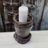 Indian Wooden Candle Holder Stand 62